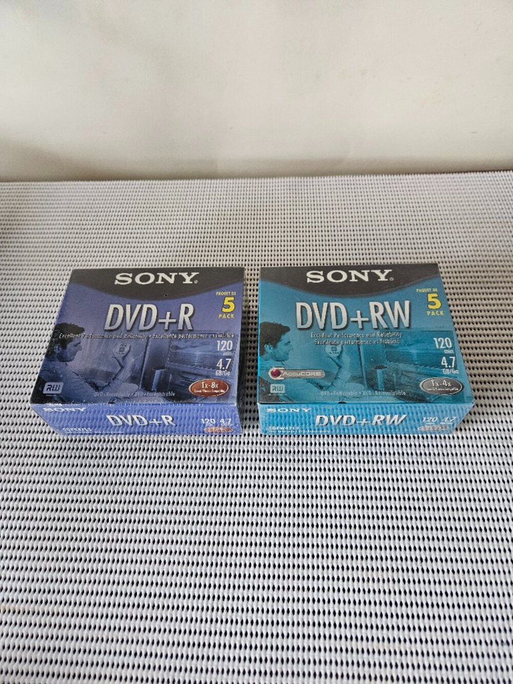 Sony DVD 5 packs - two as shown G10